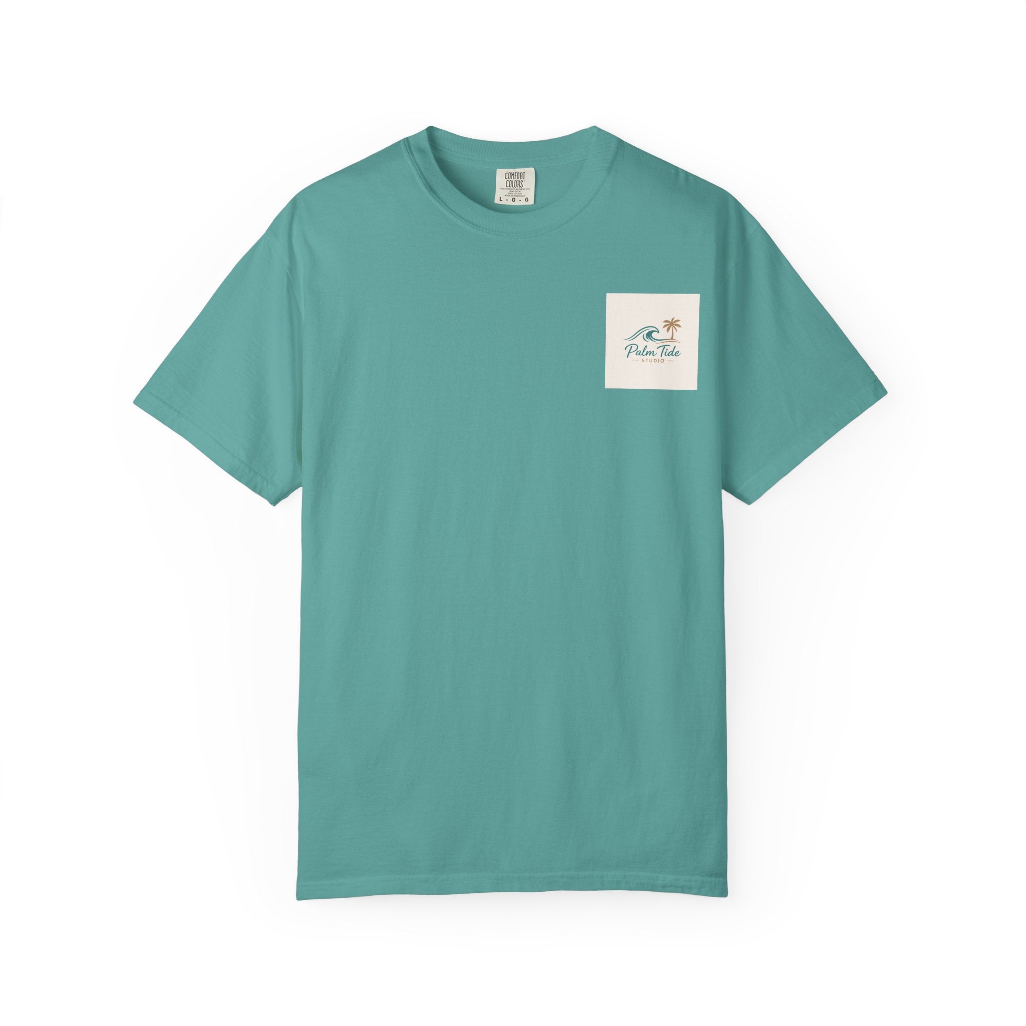 Beach Sunglasses Graphic T-Shirt — Tropical Reflection Tee