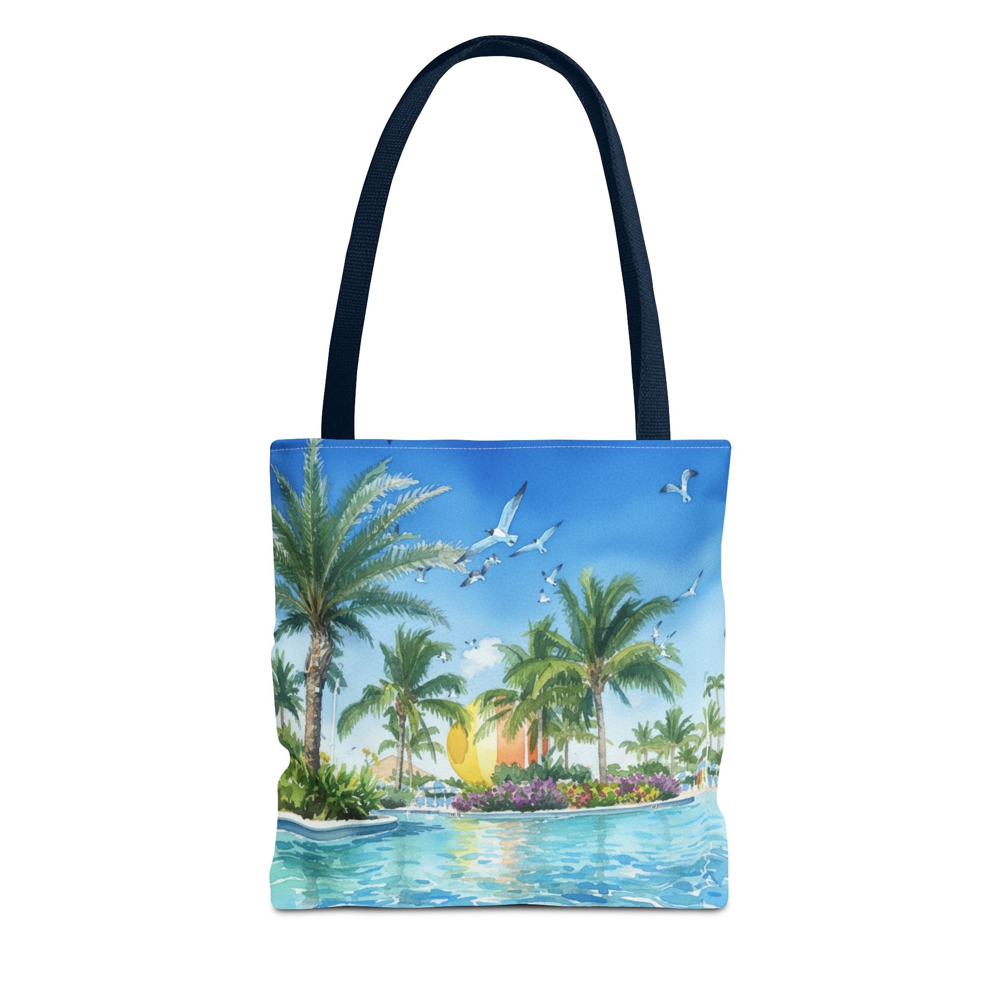 Tote Bag — Tropical Palm Beach Sunset All-Over Print