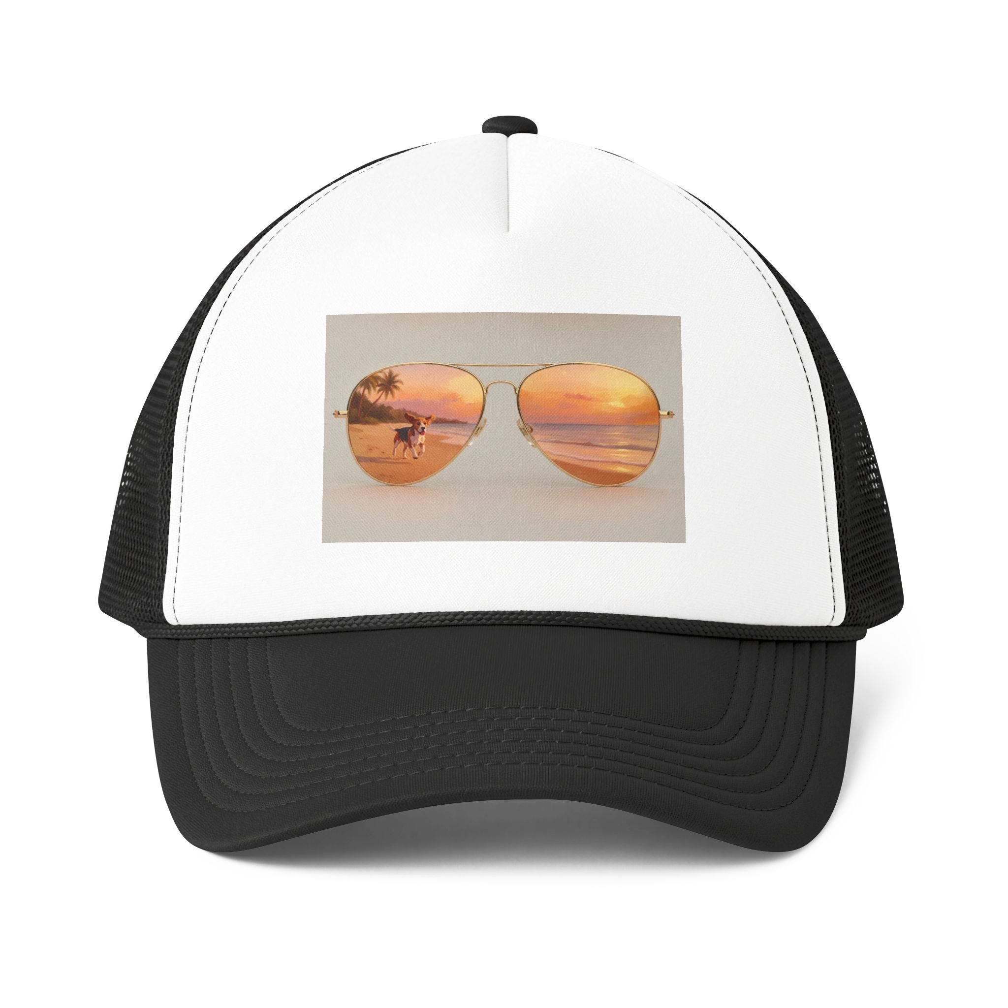 Trucker Cap - Sunset Sunglasses Beach Vibes