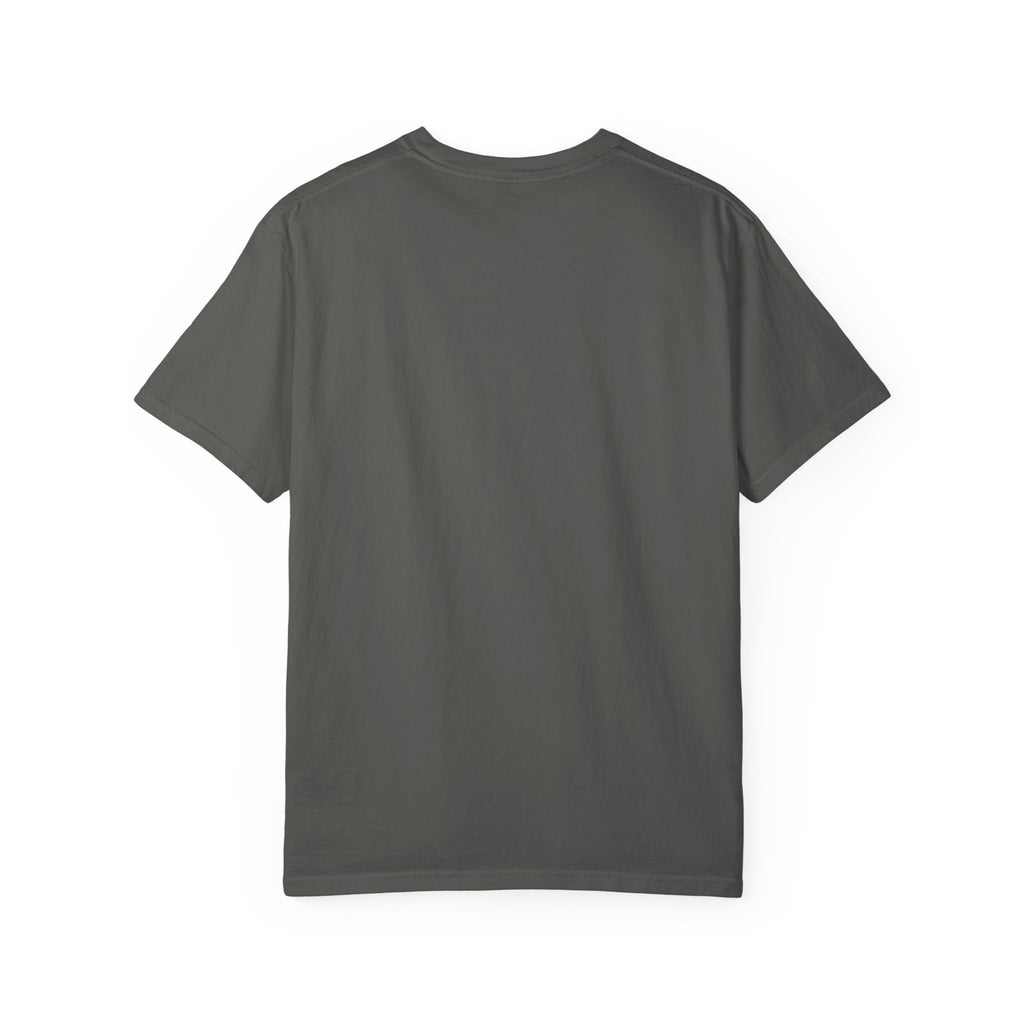 Beach Night Fireworks T‑Shirt with Dog Scene — Summer Holiday Tee