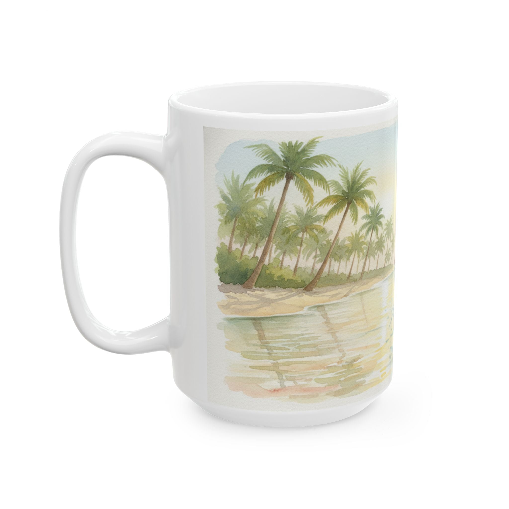 Beach Dog Ceramic Mug – Beagle in Surf 11oz/15oz