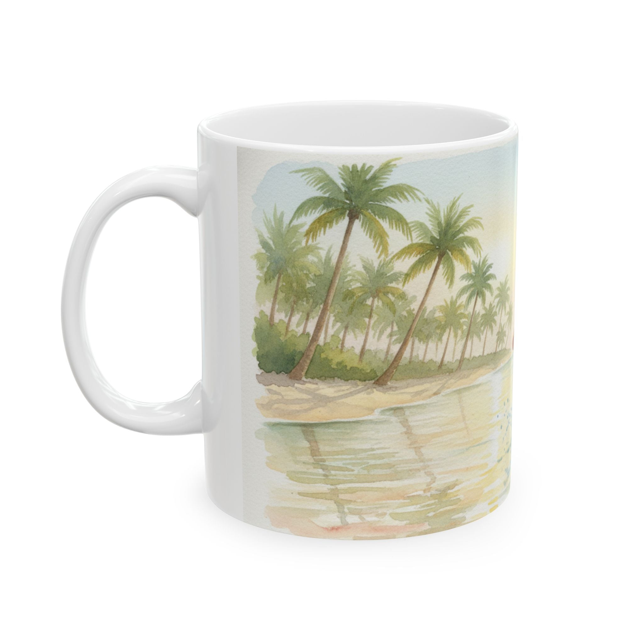Beach Dog Ceramic Mug – Beagle in Surf 11oz/15oz