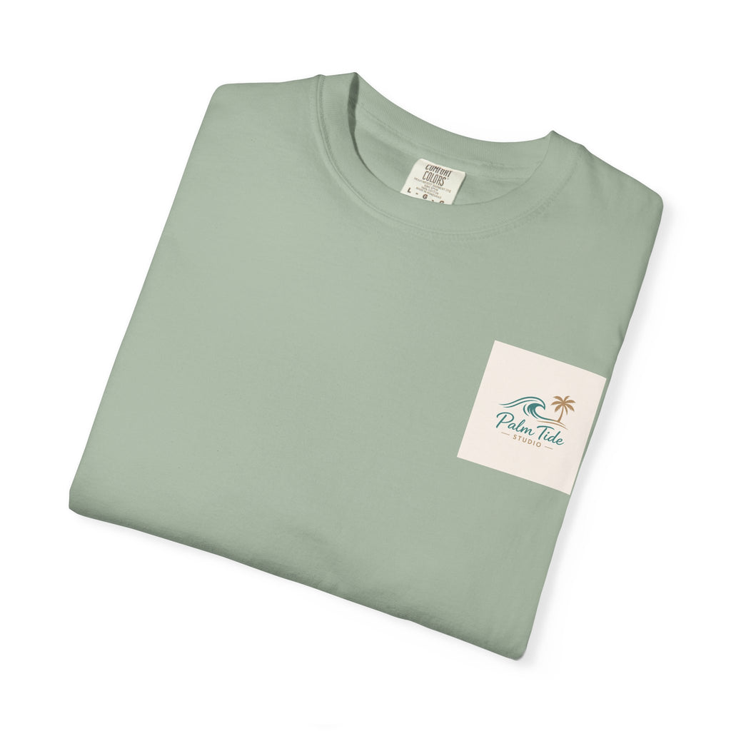 Beach Sunglasses Graphic T-Shirt — Tropical Reflection Tee