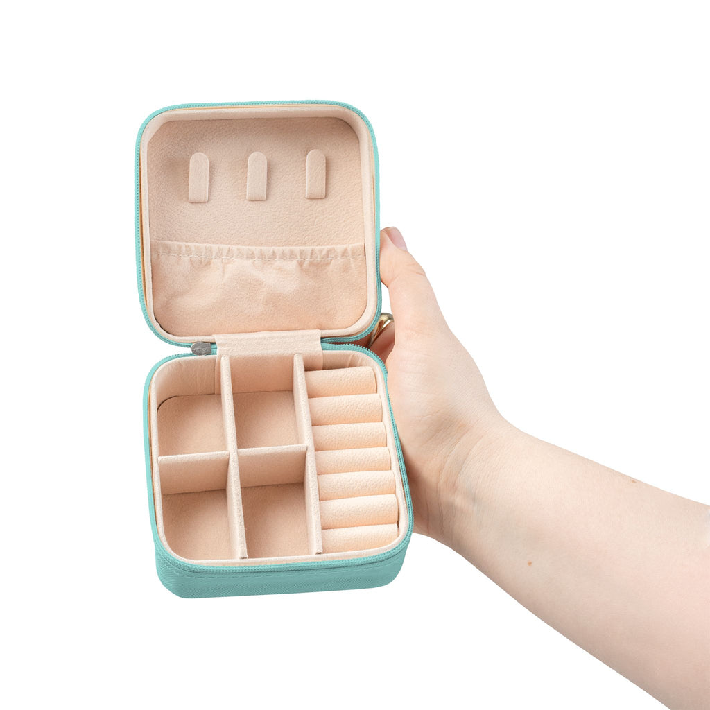 Palm Beach Jewelry Travel Case — Compact Portable Necklace Ring Organizer