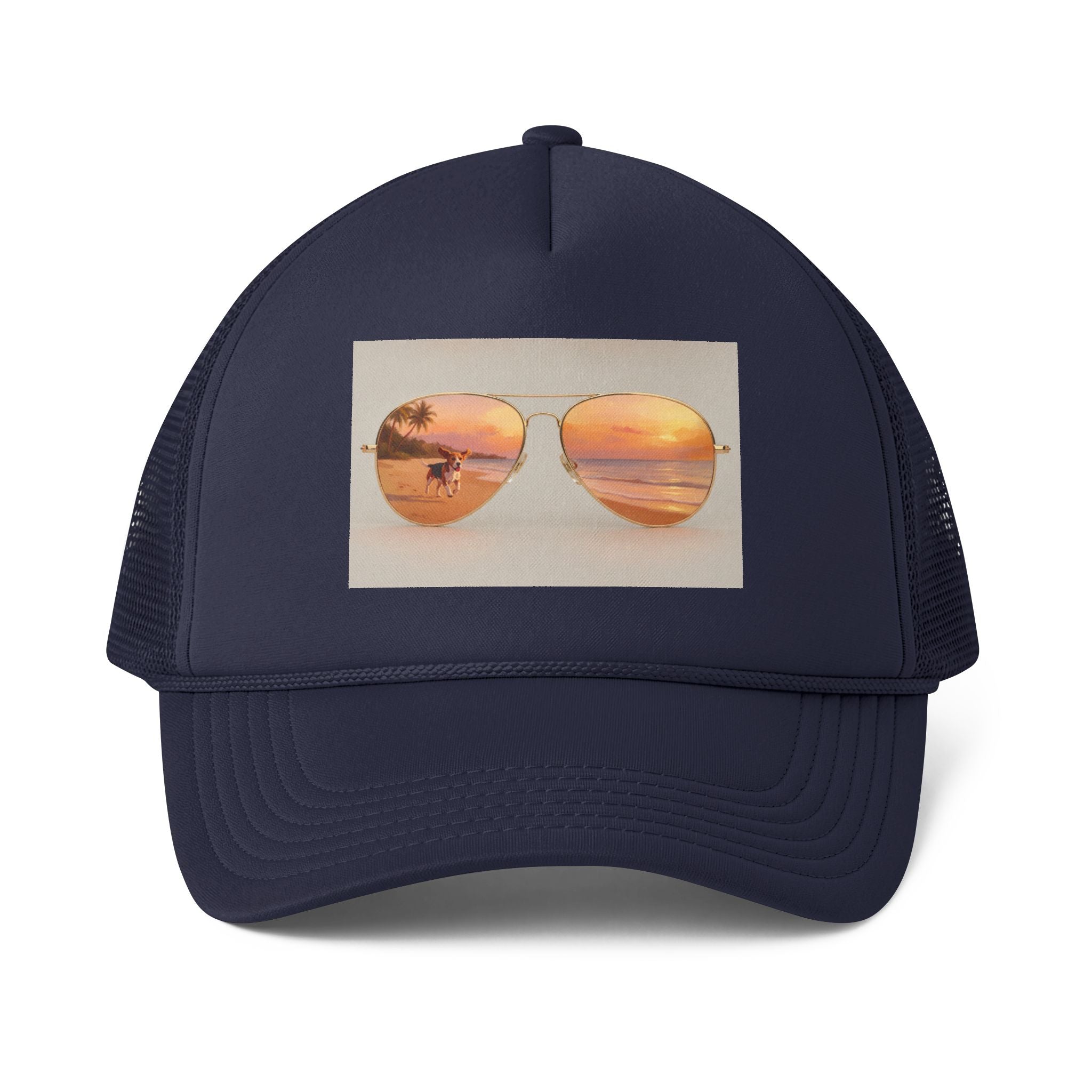 Trucker Cap - Sunset Sunglasses Beach Vibes