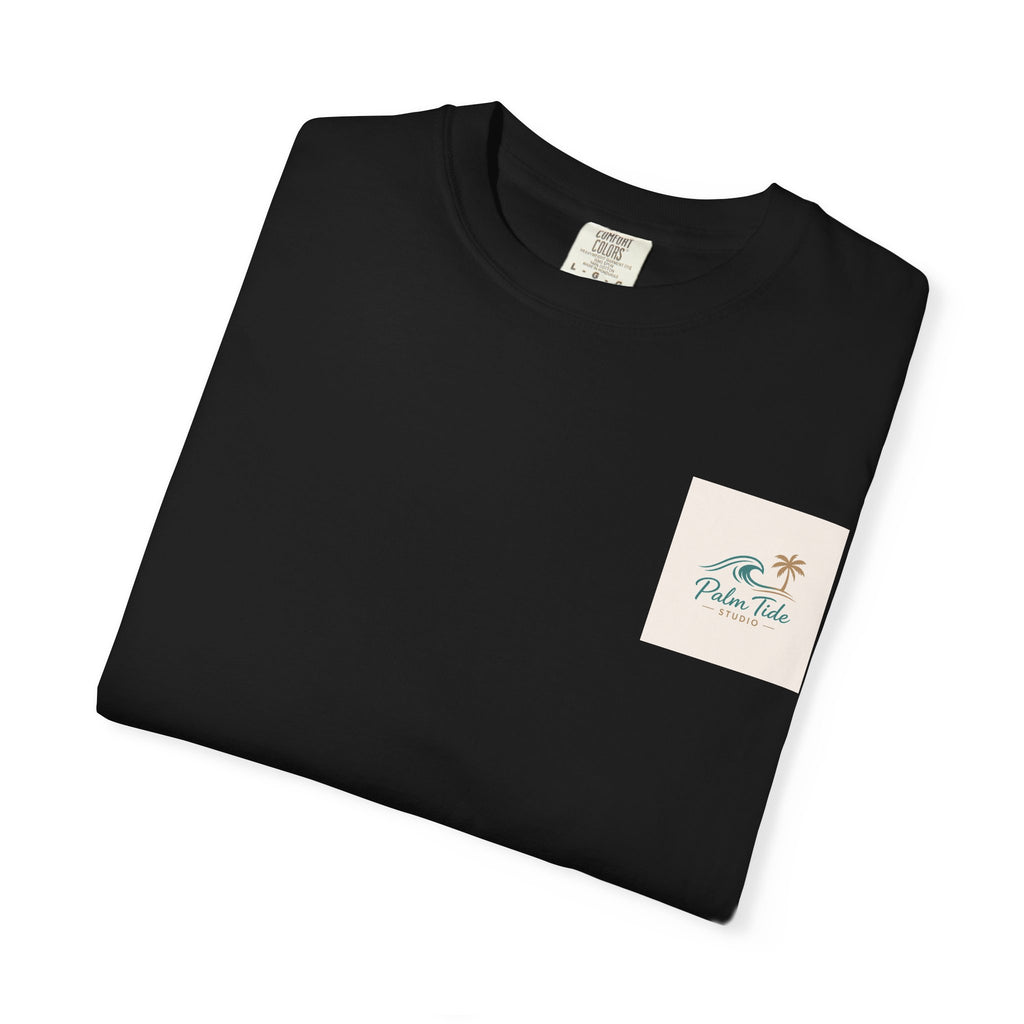 Beach Sunglasses Graphic T-Shirt — Tropical Reflection Tee