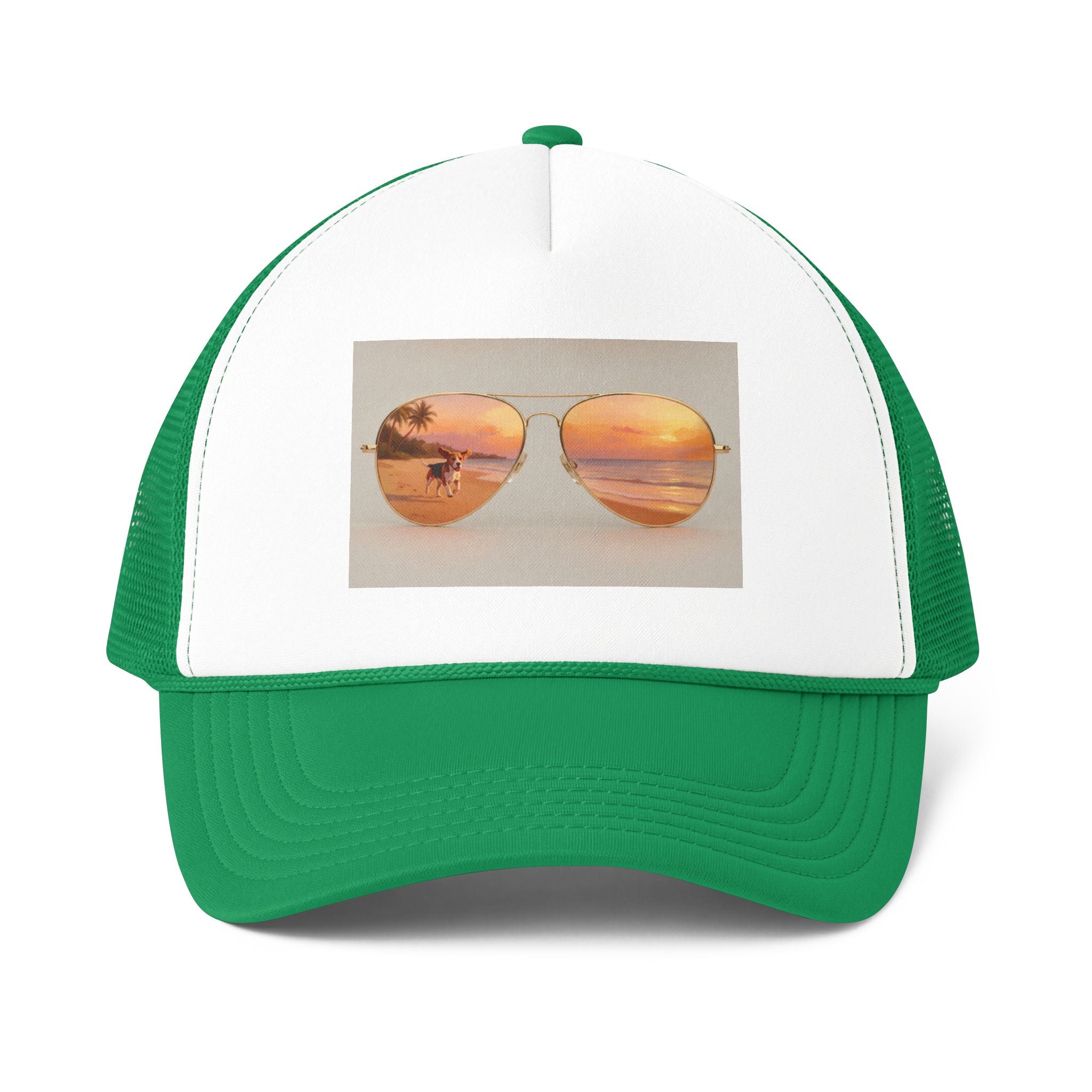 Trucker Cap - Sunset Sunglasses Beach Vibes
