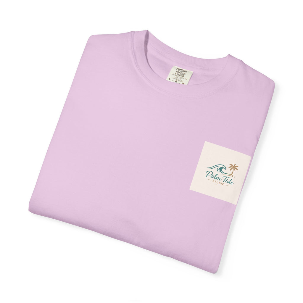 Beach Sunglasses Graphic T-Shirt — Tropical Reflection Tee