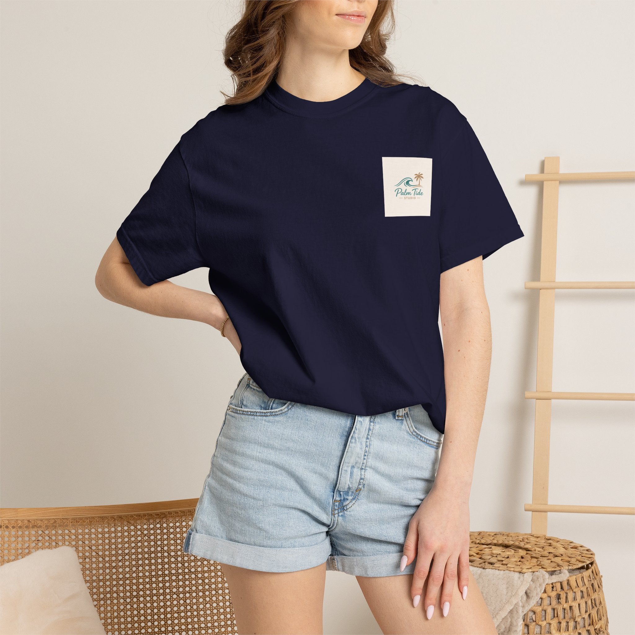 Beach Sunglasses Graphic T-Shirt — Tropical Reflection Tee
