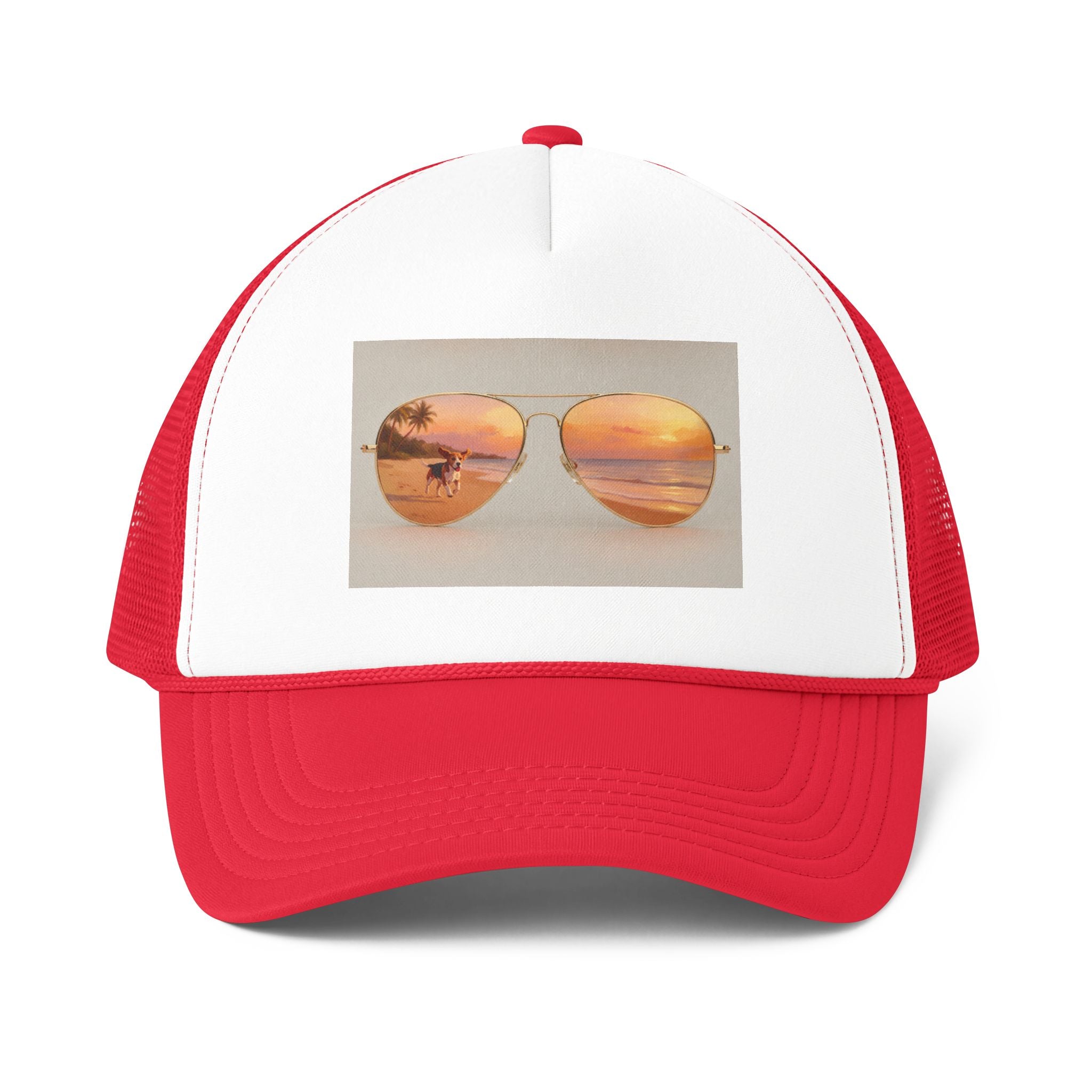 Trucker Cap - Sunset Sunglasses Beach Vibes