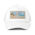 Trucker Cap — Beach Sunglasses Print (Tropical Vacation Hat)