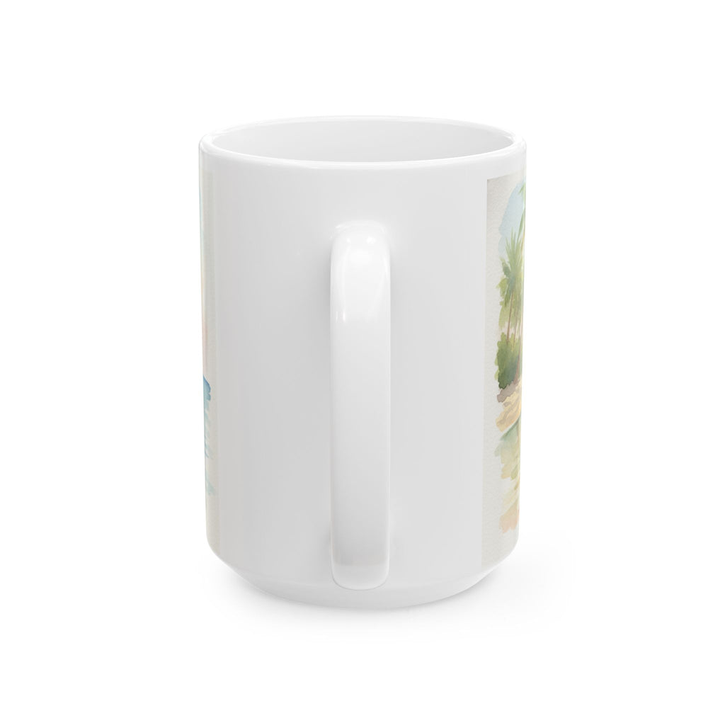 Beach Dog Ceramic Mug – Beagle in Surf 11oz/15oz