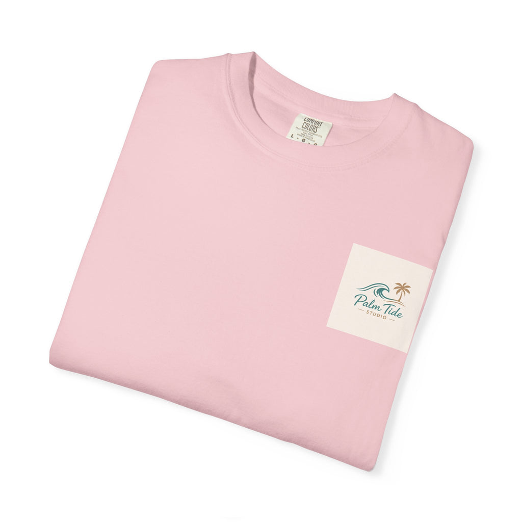 Beach Sunglasses Graphic T-Shirt — Tropical Reflection Tee
