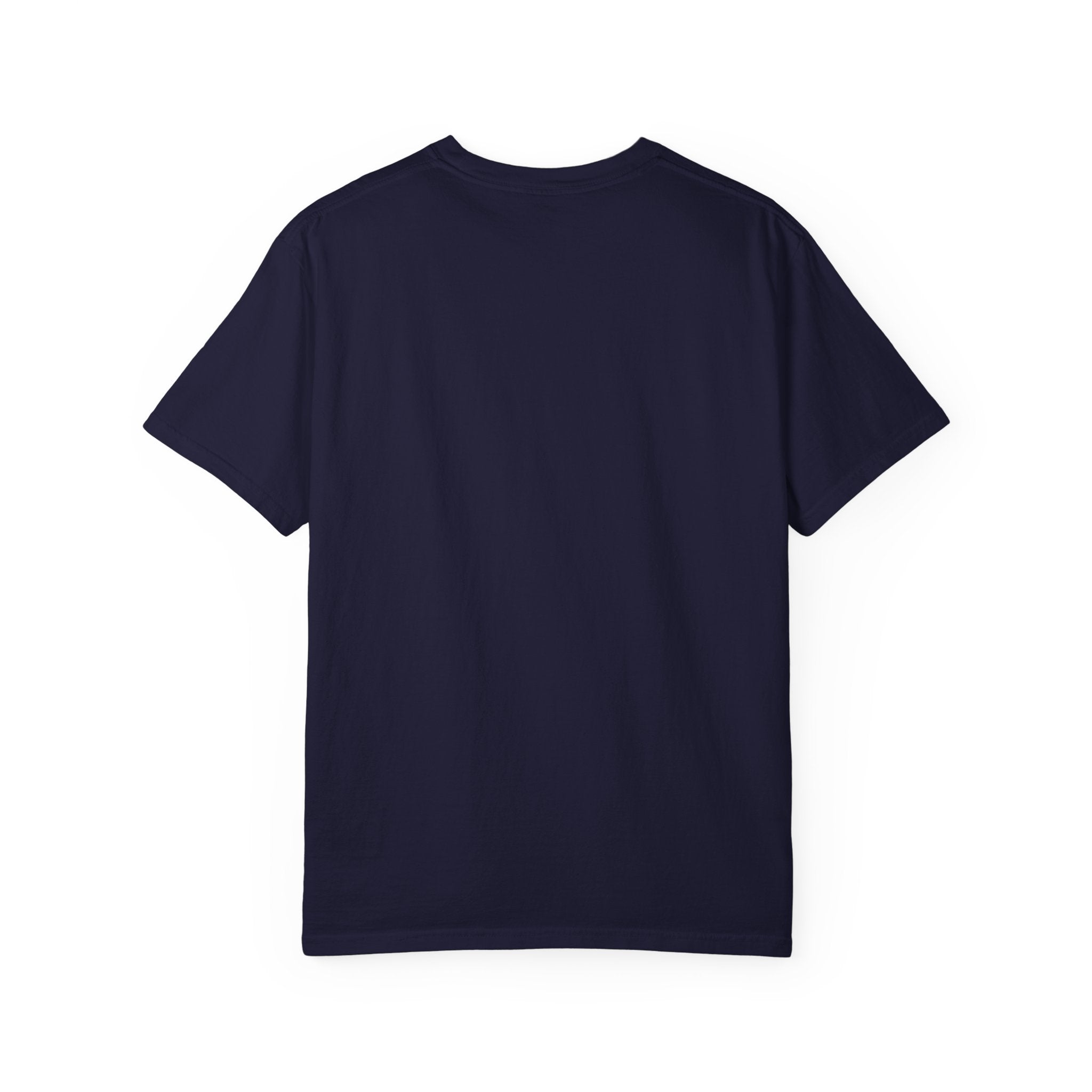 Beach Night Fireworks T‑Shirt with Dog Scene — Summer Holiday Tee