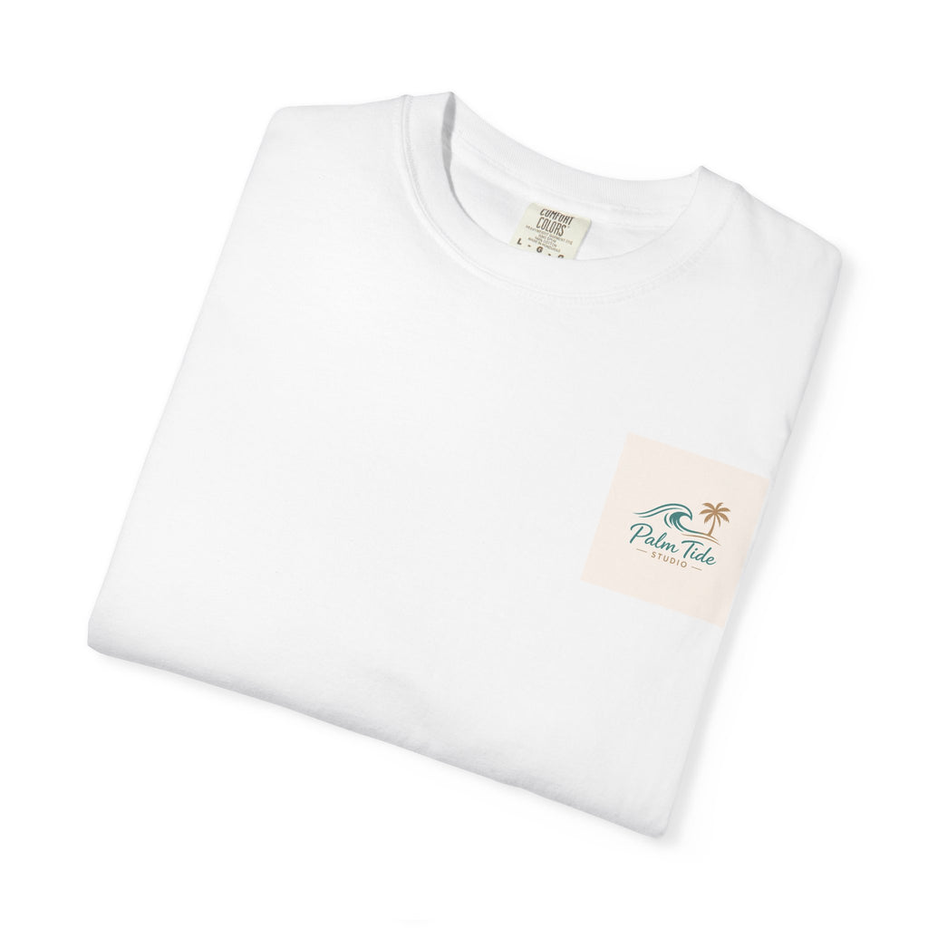Beach Sunglasses Graphic T-Shirt — Tropical Reflection Tee