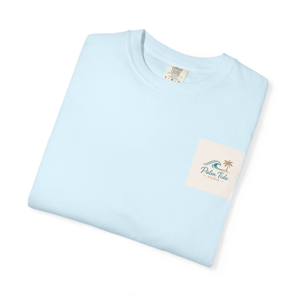 Beach Sunglasses Graphic T-Shirt — Tropical Reflection Tee