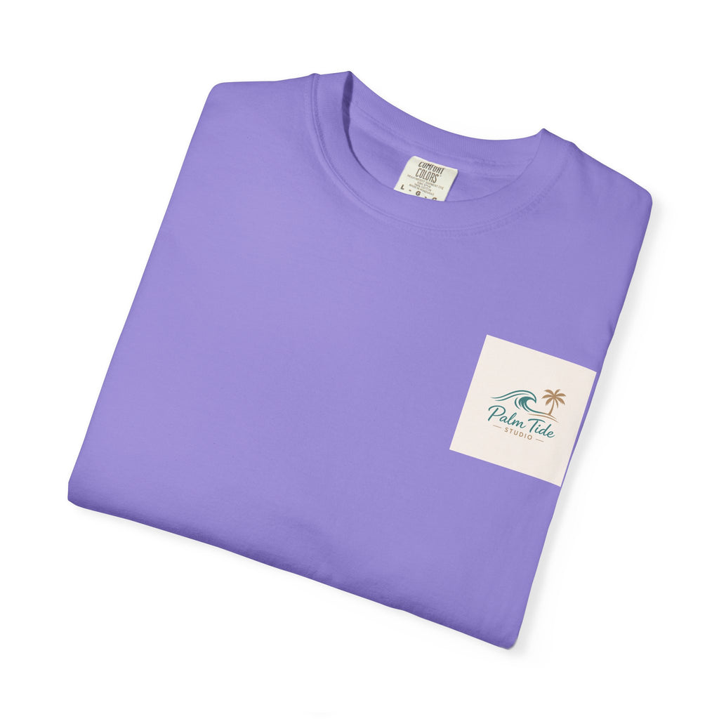 Beach Sunglasses Graphic T-Shirt — Tropical Reflection Tee