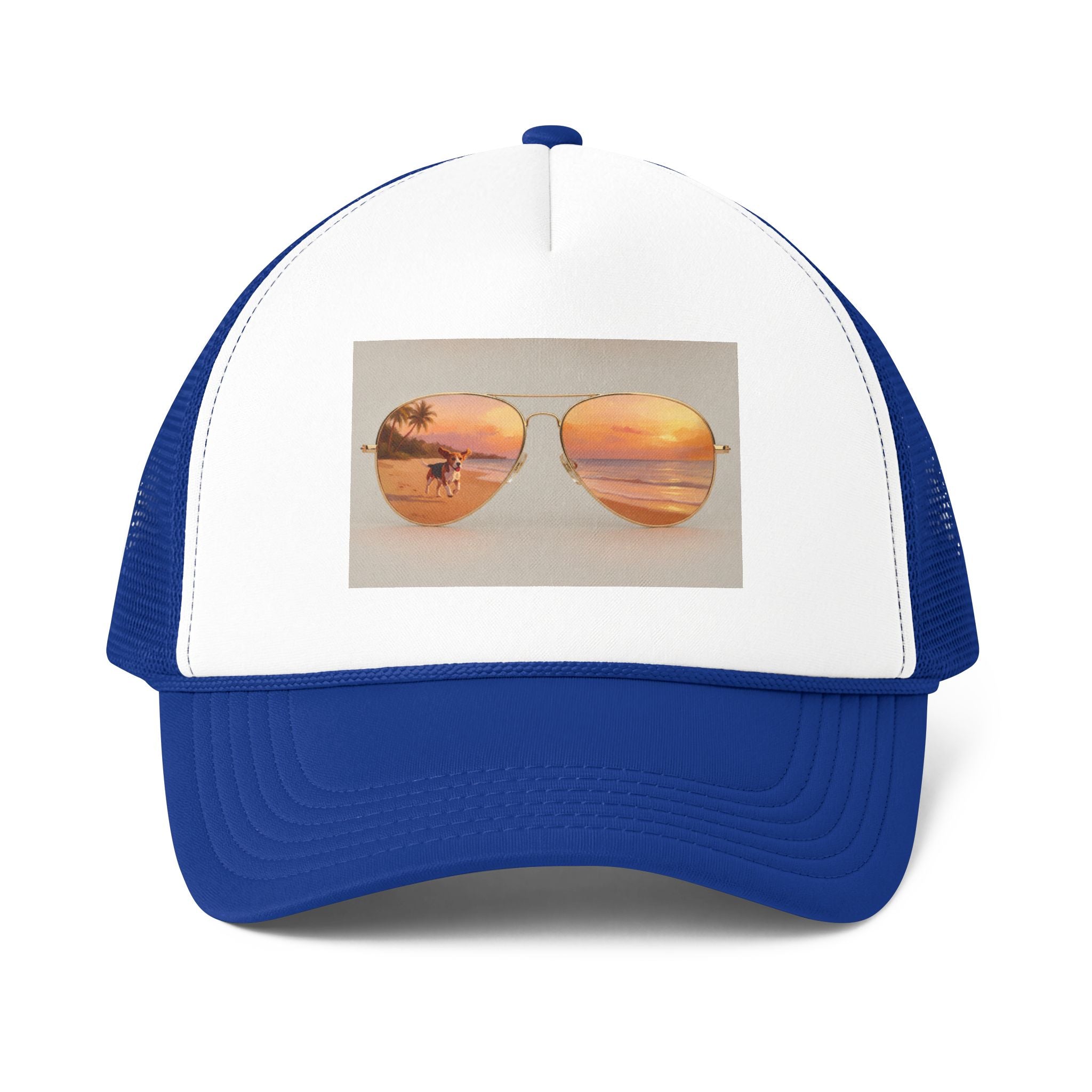 Trucker Cap - Sunset Sunglasses Beach Vibes