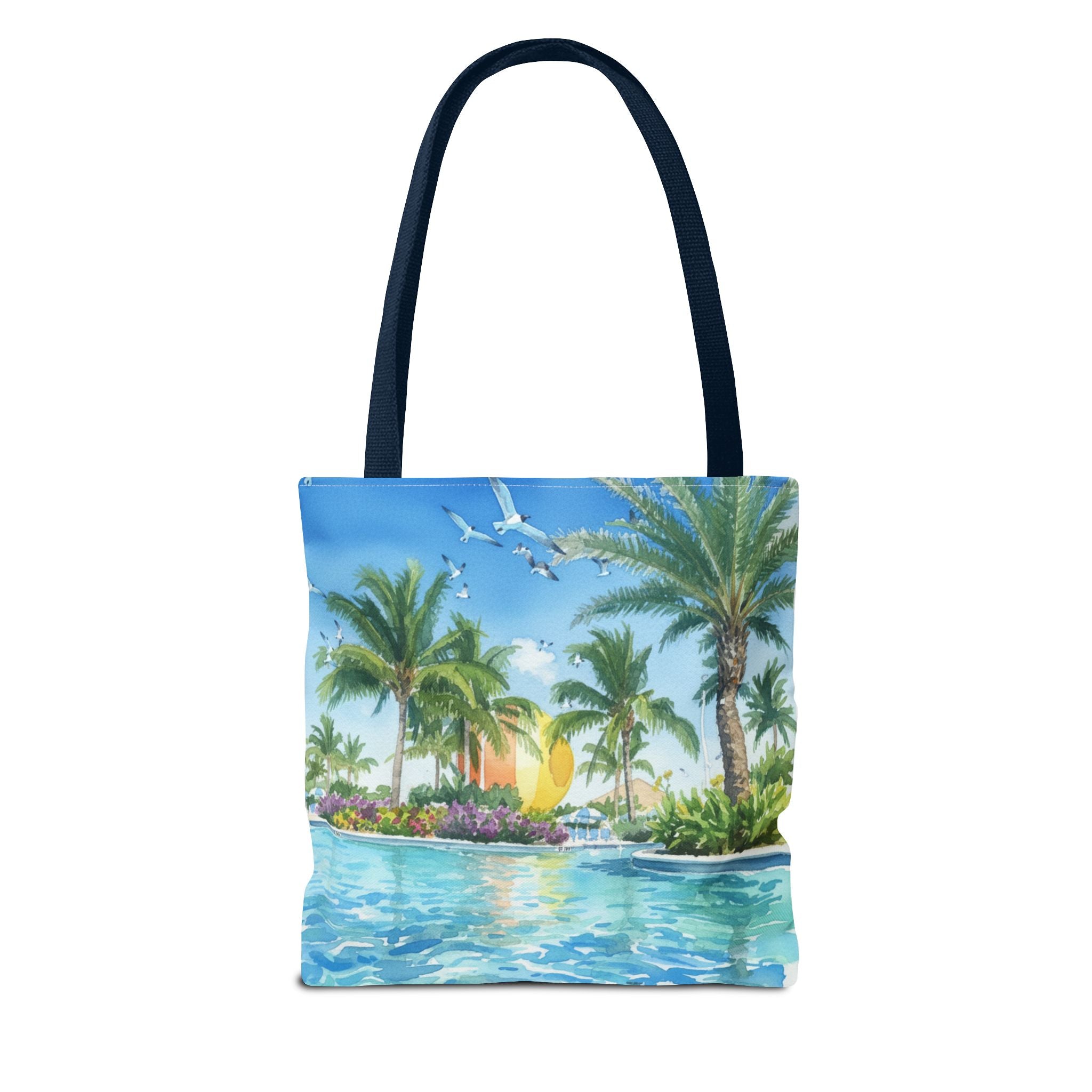 Tote Bag — Tropical Palm Beach Sunset All-Over Print