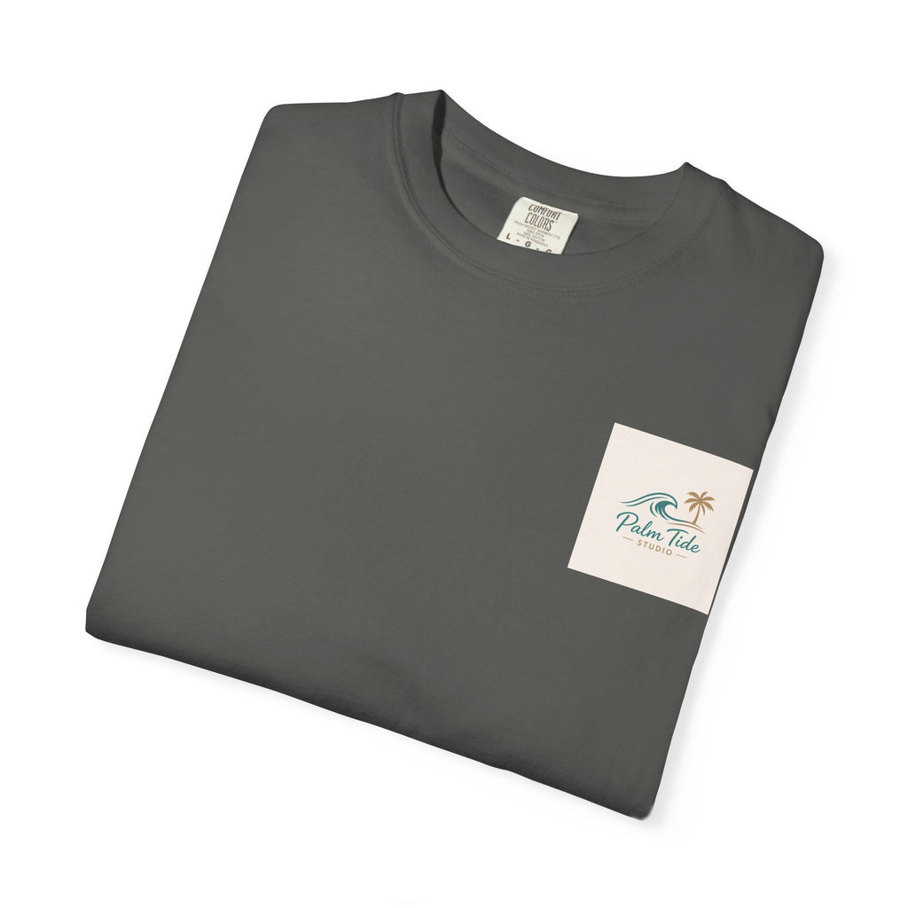 Beach Sunglasses Graphic T-Shirt — Tropical Reflection Tee
