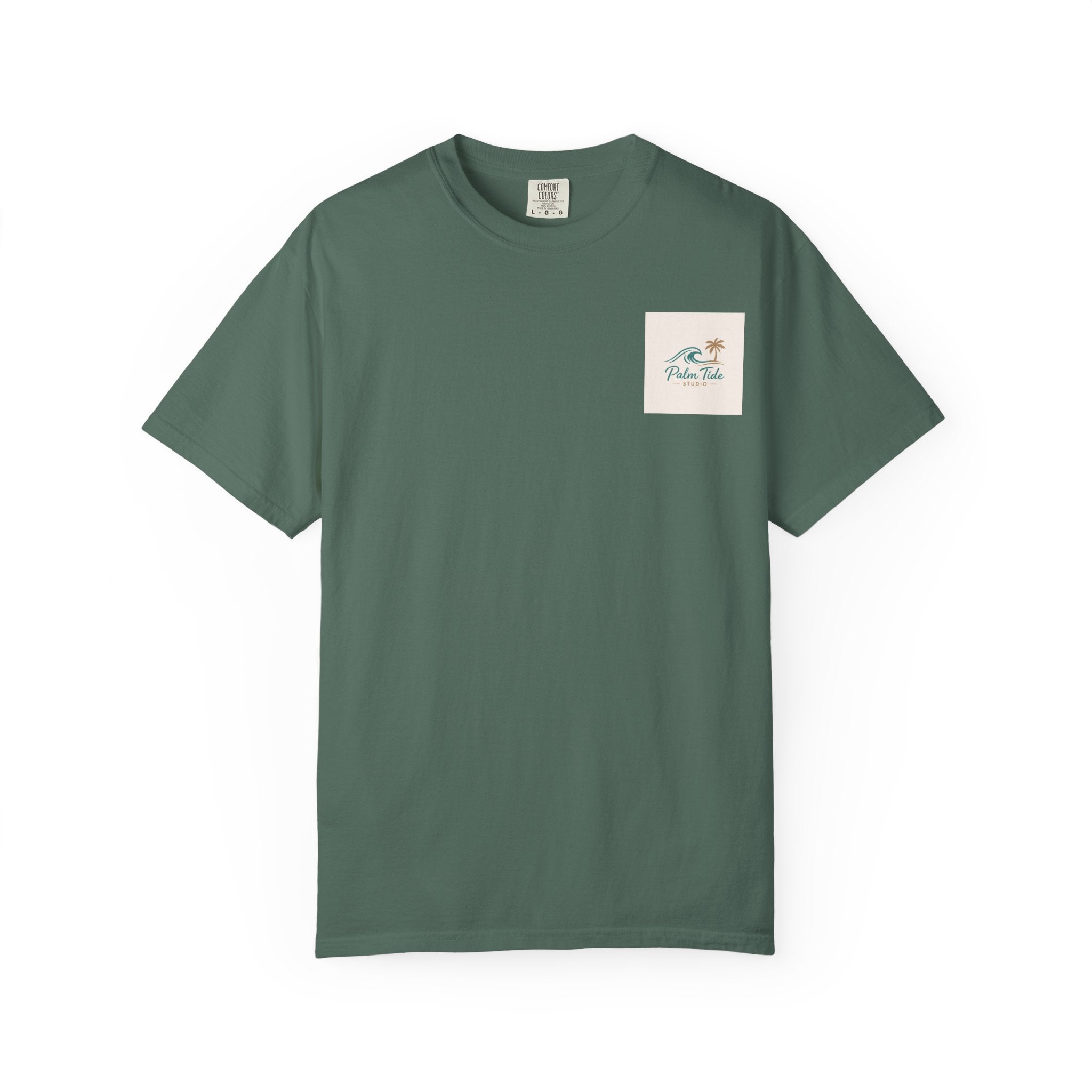 Beach Sunglasses Graphic T-Shirt — Tropical Reflection Tee