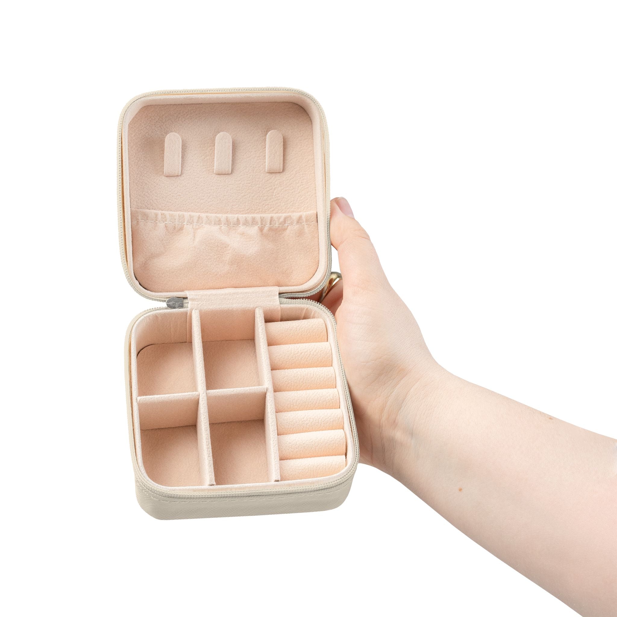 Palm Beach Jewelry Travel Case — Compact Portable Necklace Ring Organizer