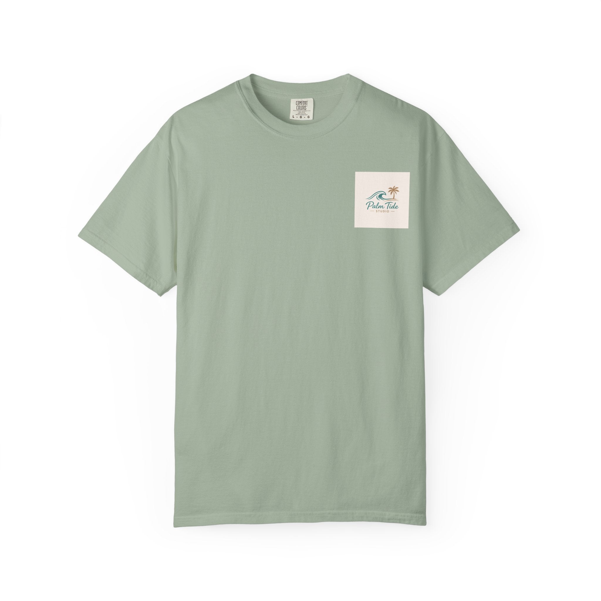 Beach Sunglasses Graphic T-Shirt — Tropical Reflection Tee