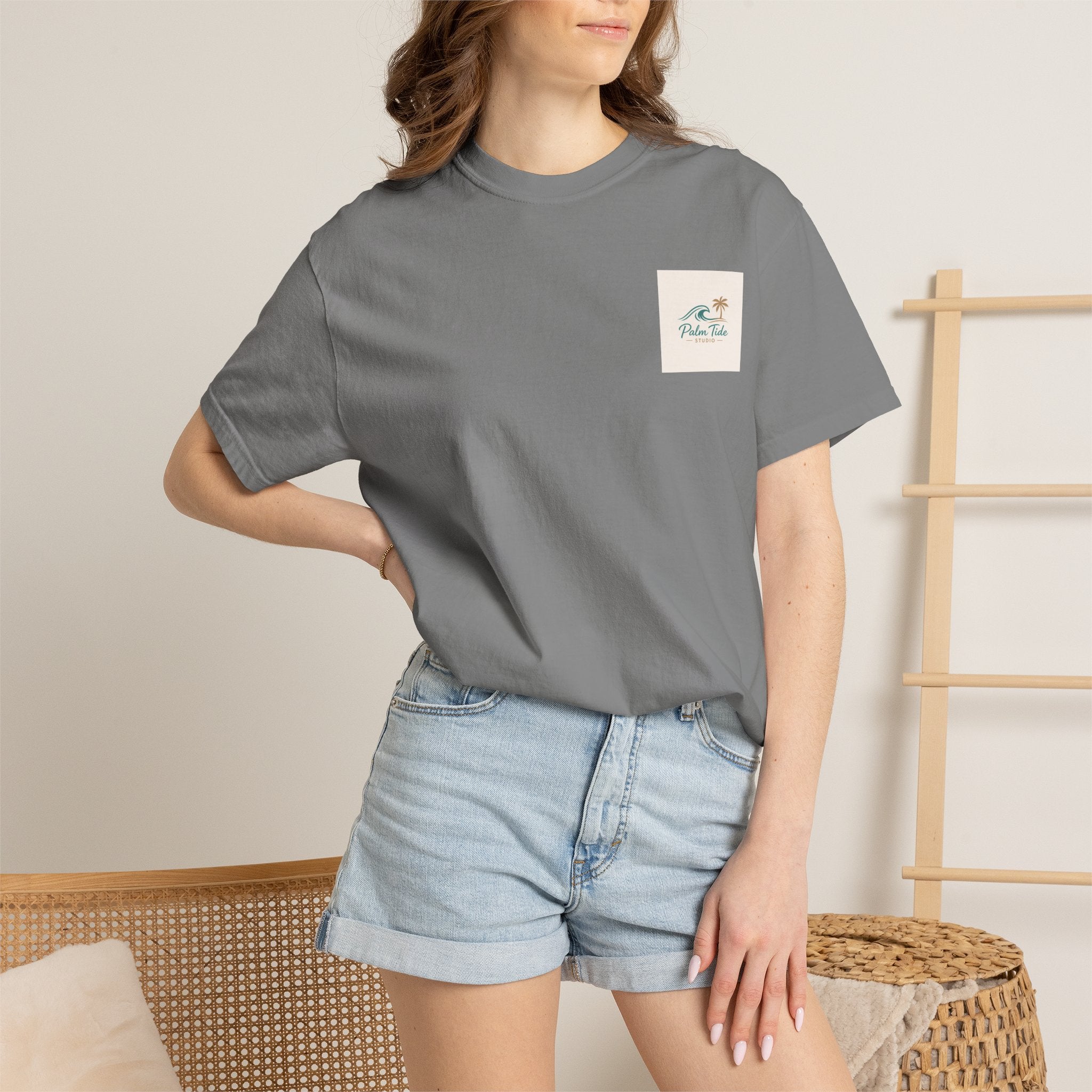 Beach Sunglasses Graphic T-Shirt — Tropical Reflection Tee