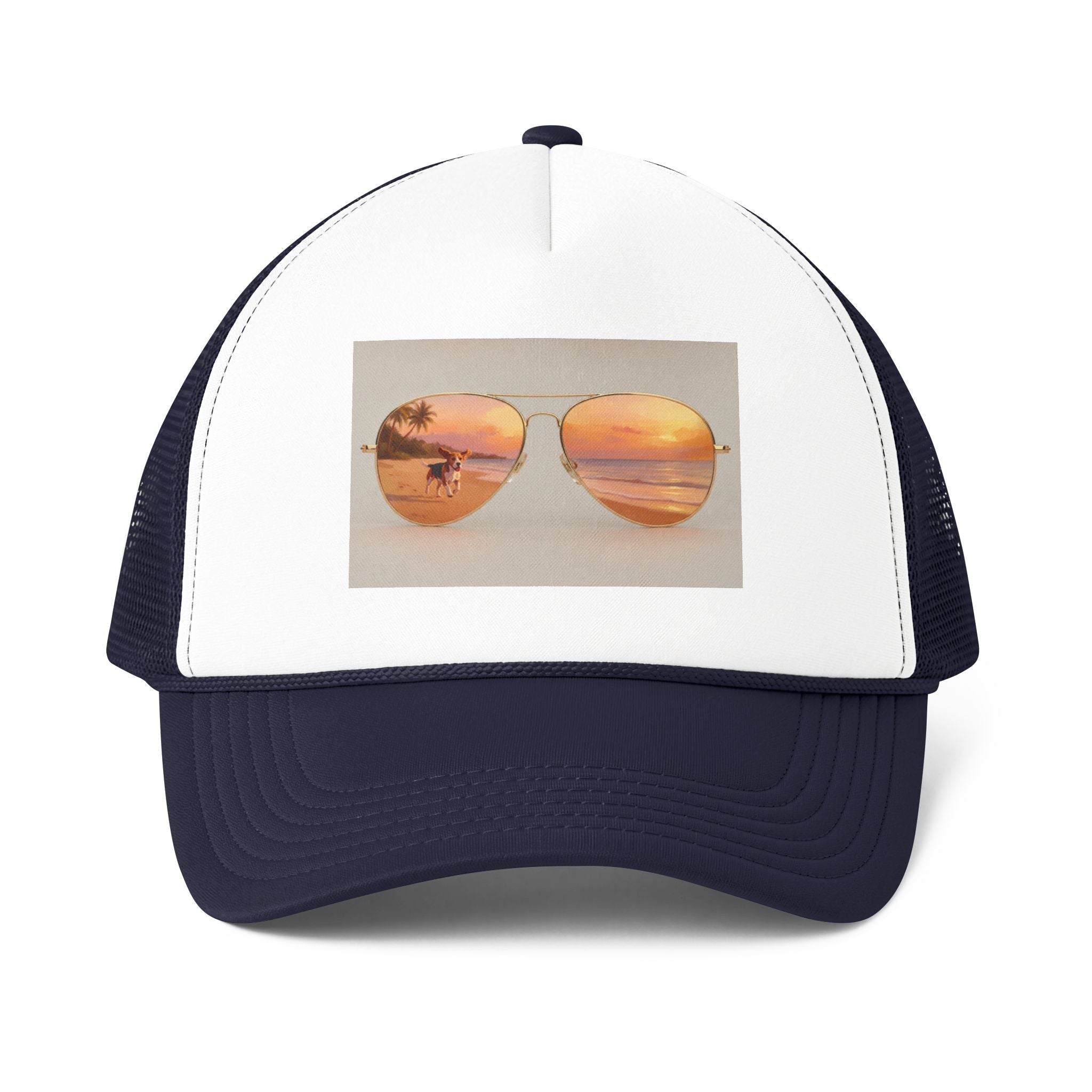 Trucker Cap - Sunset Sunglasses Beach Vibes